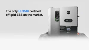 The Only UL 9540 Certified Off-Grid ESS